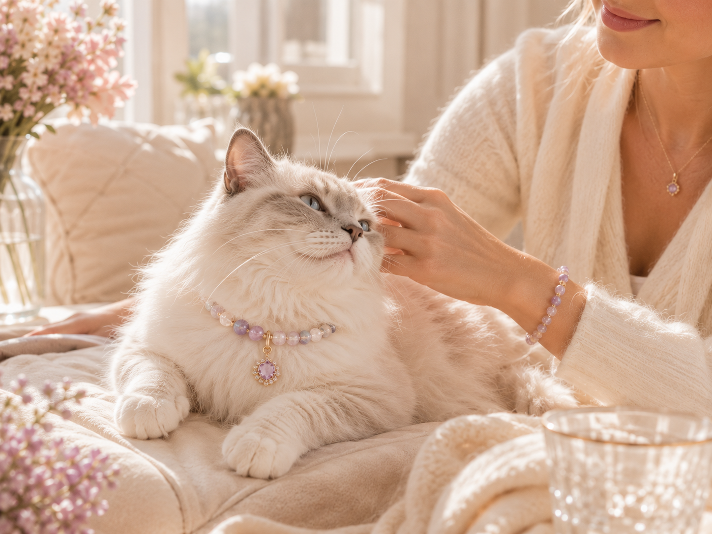 A meaningful birthstone gift for a pet and pet parent