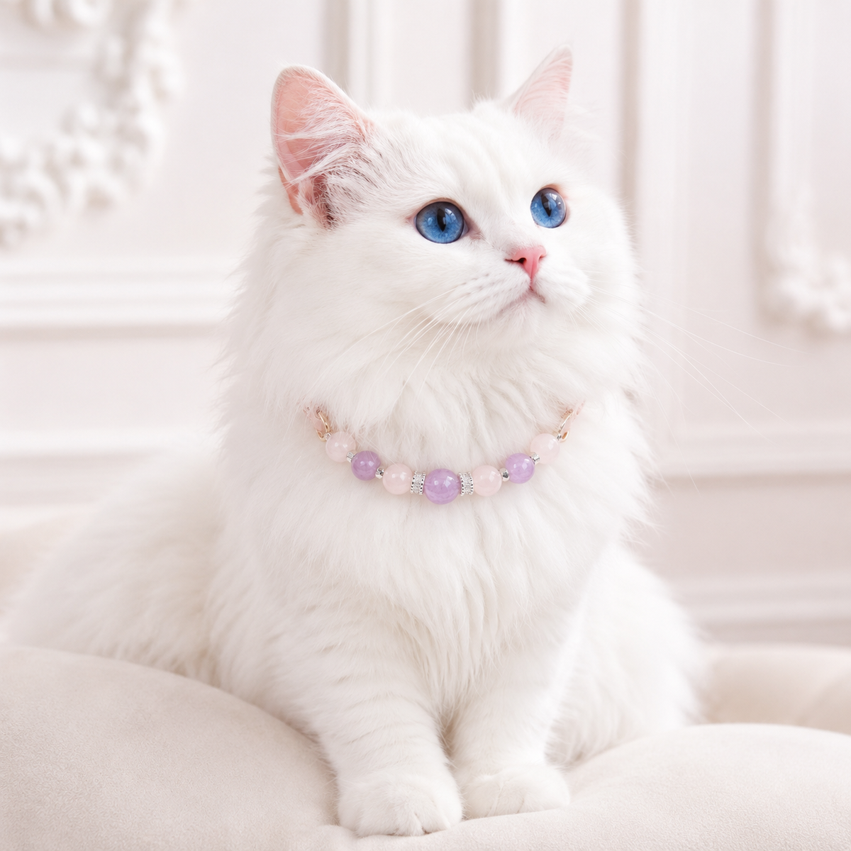 GemoraBond decorative crystal pet collars