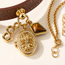 August Tiger’s Eye Pet Collar & Matching Necklace