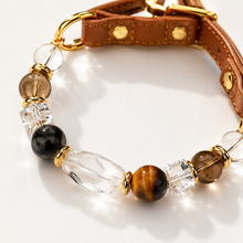 Tiger’s Eye Pet Collar & Matching Bracelet