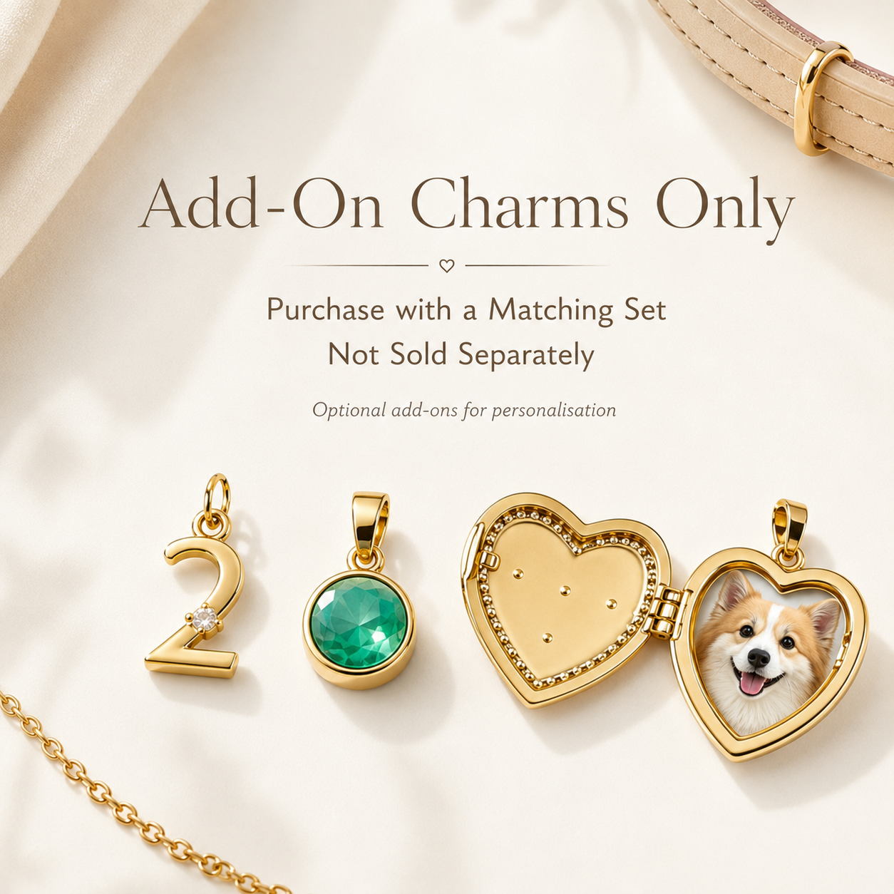 Personalised Charms for GemoraBond Matching Sets