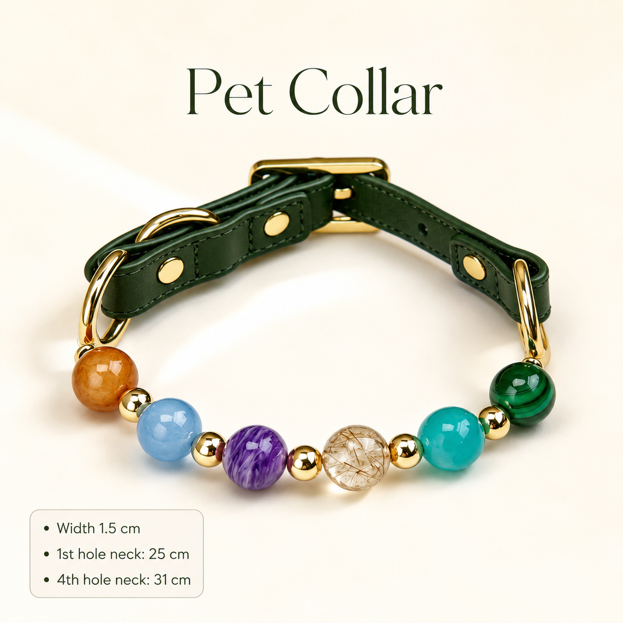 Galaxy Crystal Pet Collar & Matching Bracelet