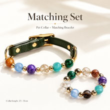 Galaxy Crystal Pet Collar & Matching Bracelet