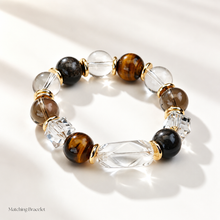 Tiger’s Eye Pet Collar & Matching Bracelet