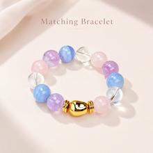Lavender Amethyst Pet Collar & Matching Bracelet