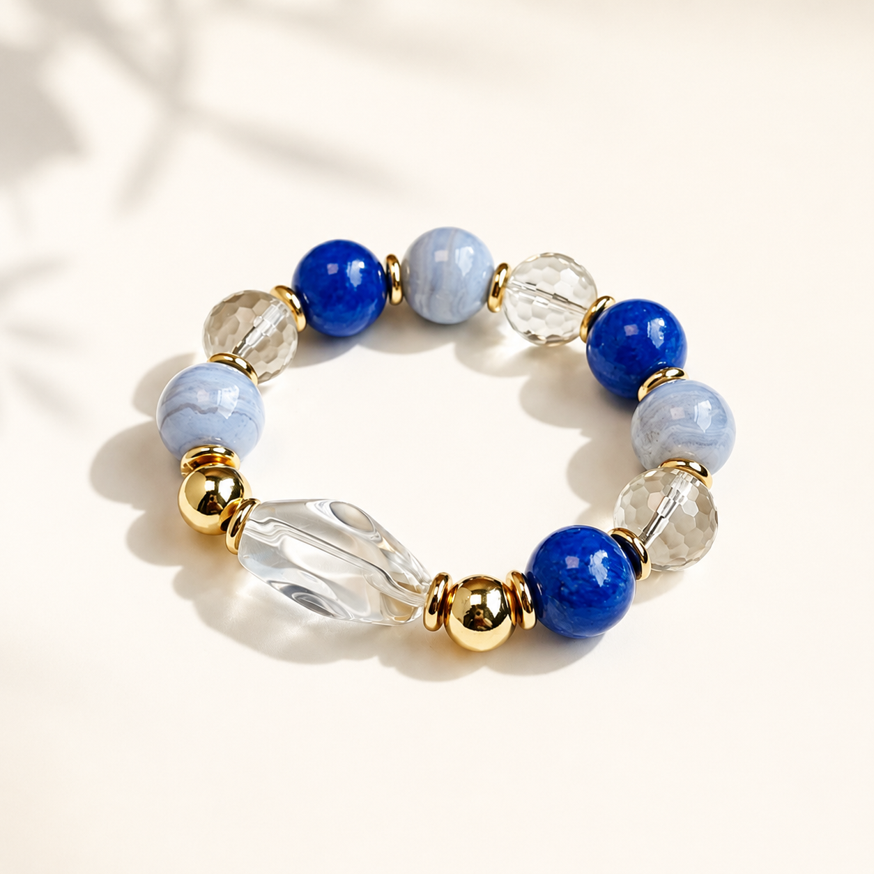 Blue Isle Lapis Lazuli Pet Collar & Matching Bracelet